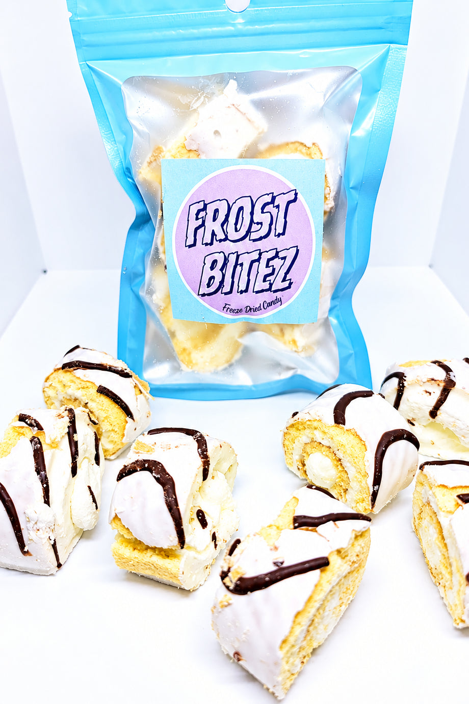 Freeze Dried Striped Cake Roll Bitez