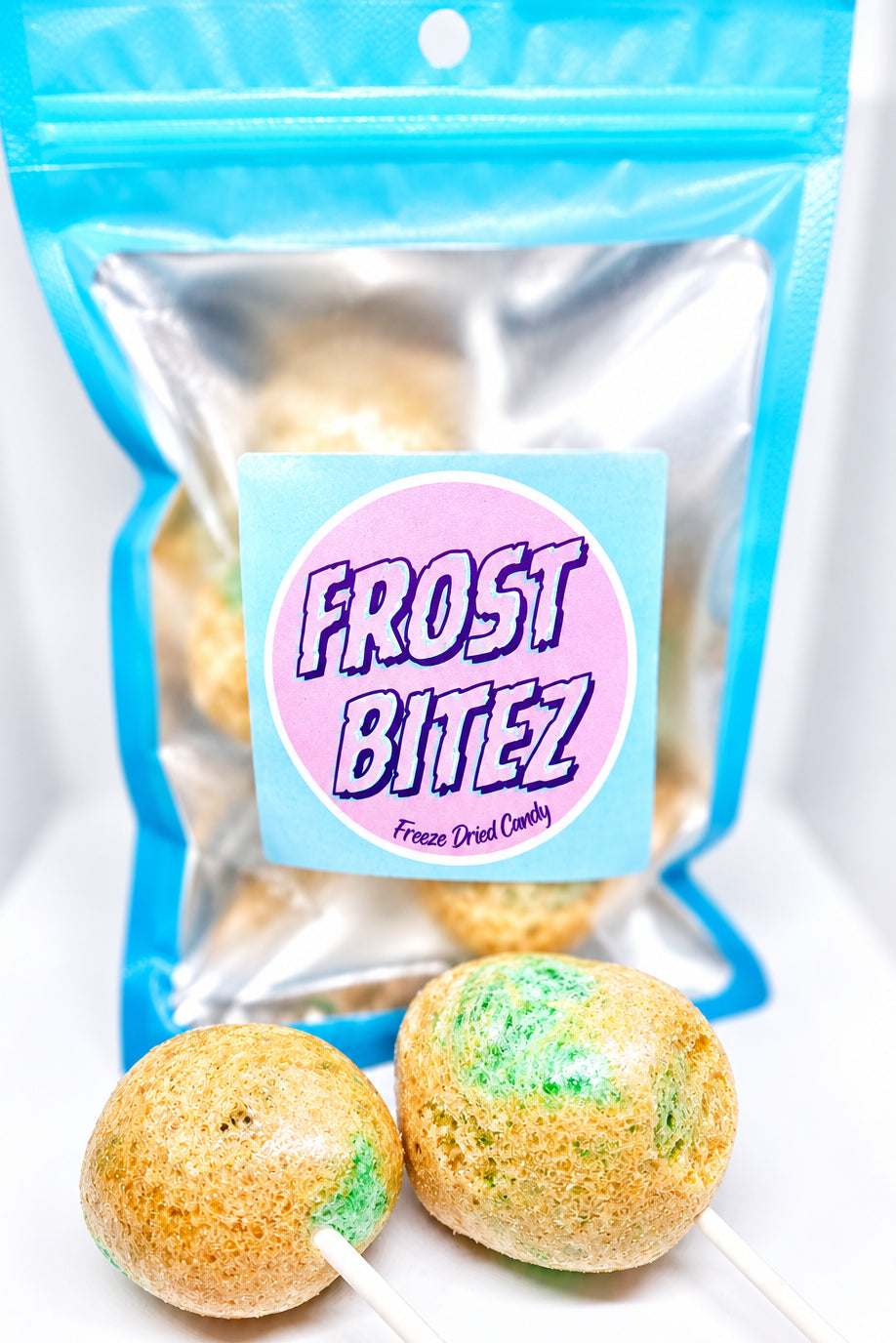 Freeze Dried Caramel Apple lolipops