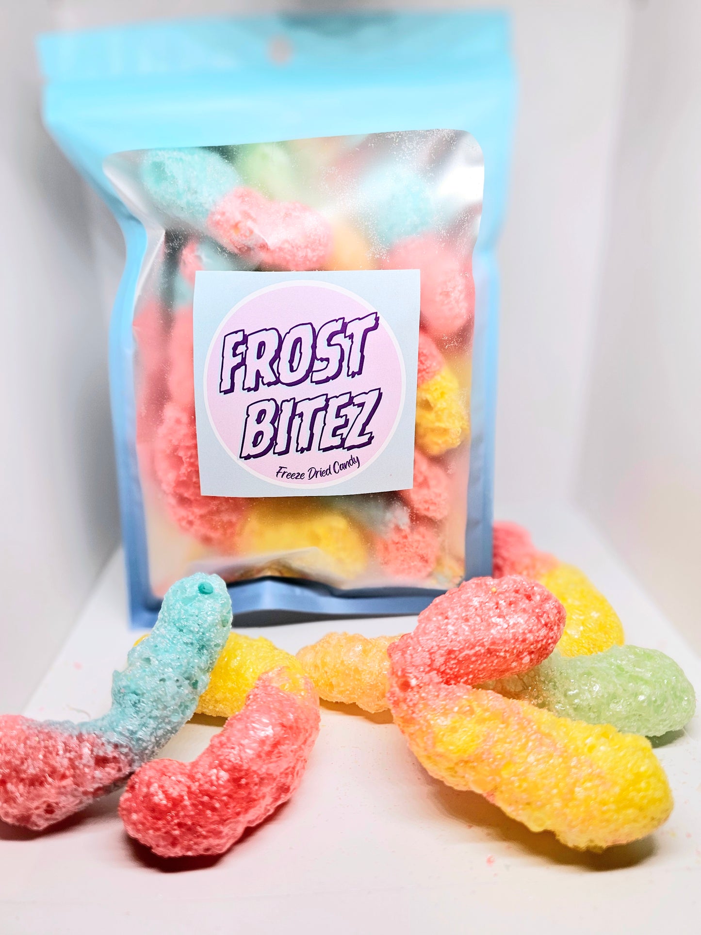 Gusanos agrios trolli liofilizados