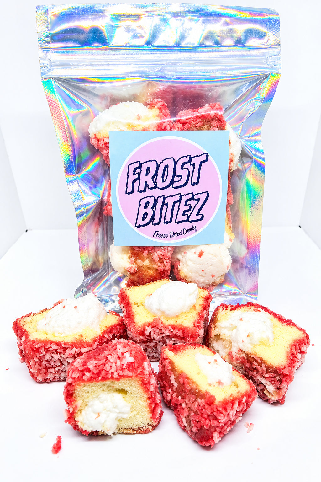 Freeze Dried Raspberry Coconut Snack Bites