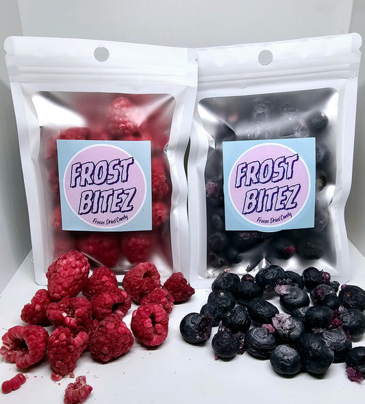 Freeze Dried Raspberries & Blueberries