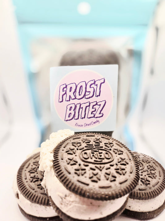 Freeze Dried Oreo Ice Cream Sandwiches