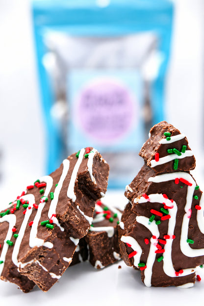 Freeze Dried Chocolate Christmas Tree Cake