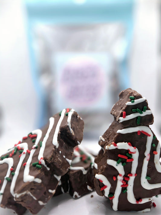 Freeze Dried Chocolate Christmas Tree Cake