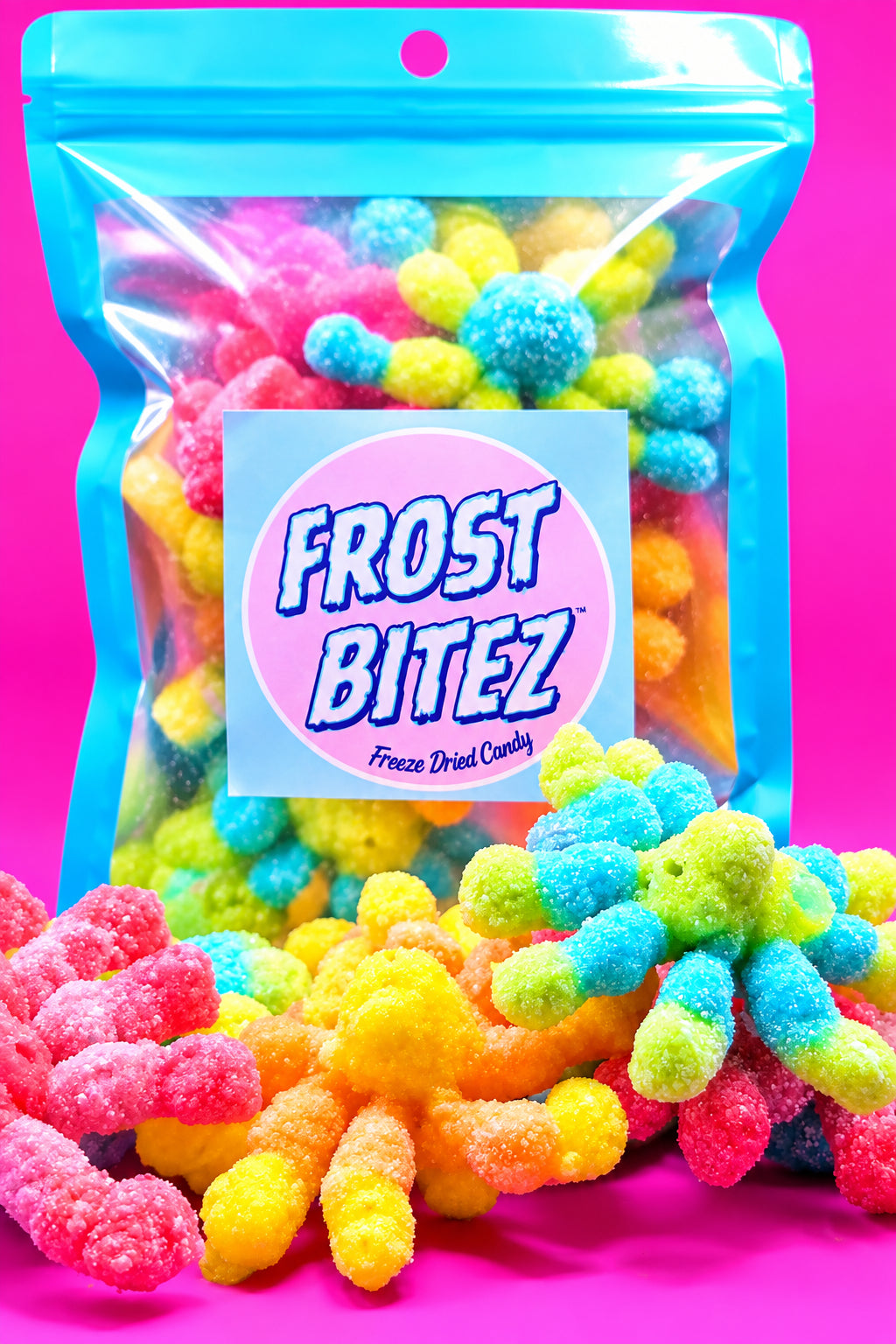 Freeze Dried Gummy Sour Octopus
