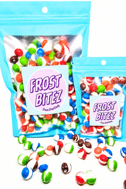 Bolsa grande de caramelos afrutados liofilizados