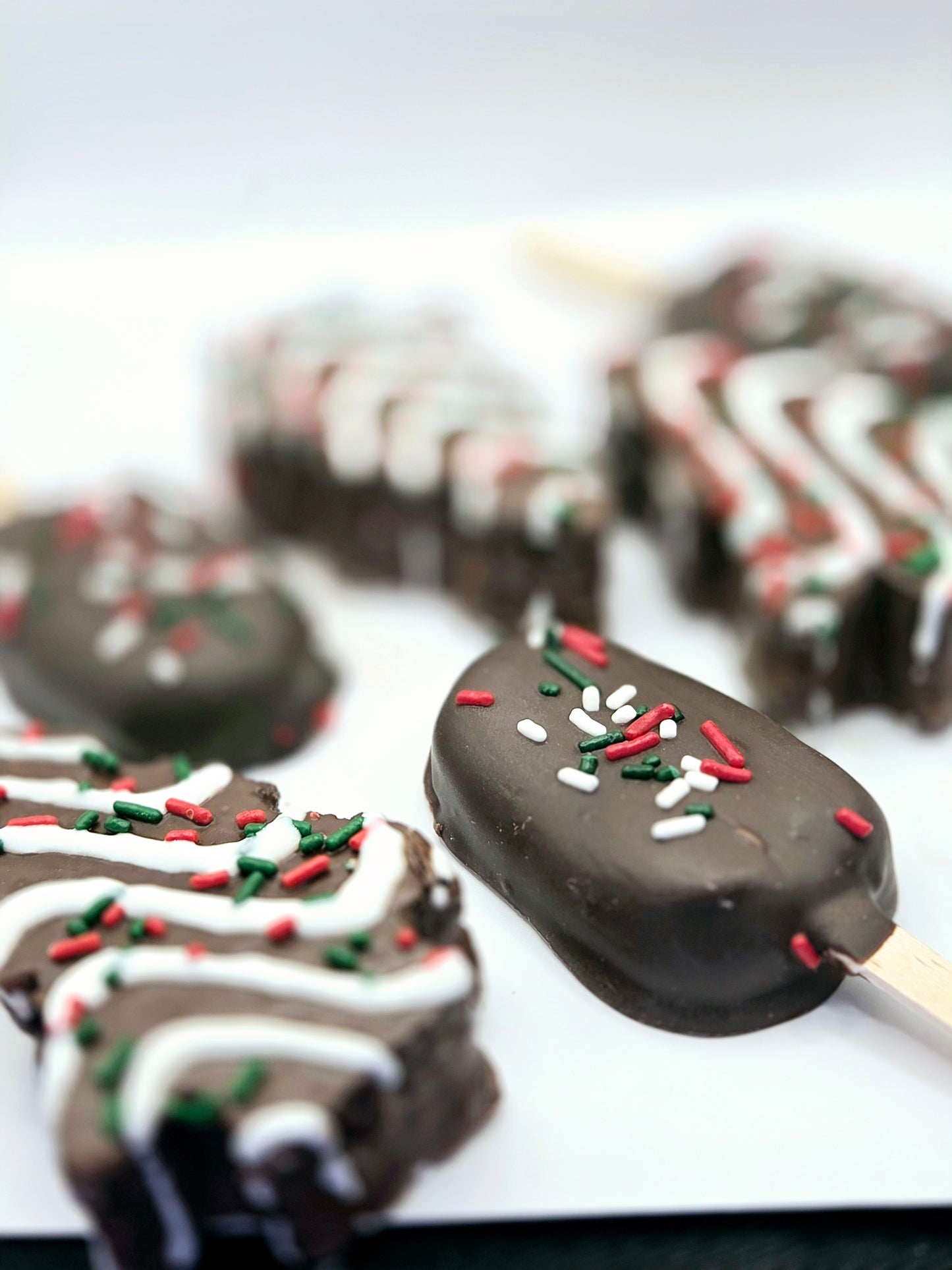 Chocolate Christmas Tree Cakesicle