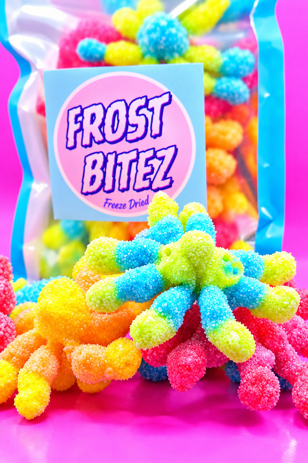 Freeze Dried Gummy Sour Octopus